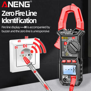 Inteligente Digital Grampo Metros Multímetro 600A Corrente AC AC/DC Tensão <span class=keywords><strong>Tester</strong></span> 6000 Contagens ANENG PN103 - Product Image 4