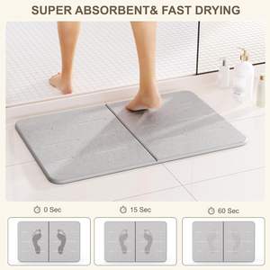 CF absorbente tierra <span class=keywords><strong>de</strong></span> diatomeas cocina bañera <span class=keywords><strong>ducha</strong></span> Mat Anti antideslizante diatomita baño suelo alfombra piedra baño Mat antideslizante - Product Image 3