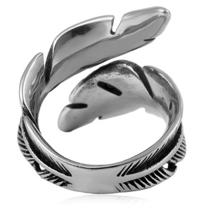 Anillo de serpiente yunique de acero inoxidable con diseño geométrico, joyería unisex para fiestas - Product Image 3