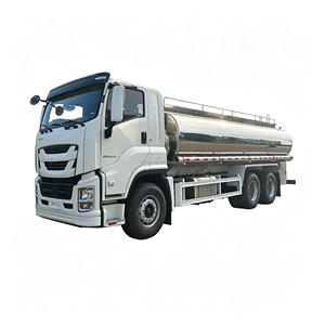 Camión Cisterna Aislado de 10 Ruedas y 20m3 para Transporte de Alimentos Líquidos, 4 Compartimentos, Camión Cisterna para Agua Potable y Leche, Limpio (CIP), en Venta - Product Image 1