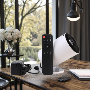 Proyector portátil HY300 Pro + HD Smart TV <span class=keywords><strong>LCD</strong></span> Decode Home Proyector Theater Video 4K 720P WiFi Outdoor LED Mini proyector - Product Image 1