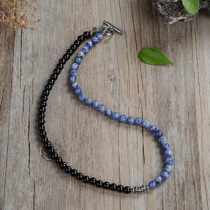 Collares de cuentas hechos a mano para hombre, regalo de Navidad personalizado creativo, joyería de acero inoxidable a la moda - Product Image 5