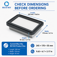 Filtre de remplacement HEPA W107418351 pour aspirateurs Makitas VC4210L, Milwaukees 8960-20, Mirkas DEROS MID550-912-5