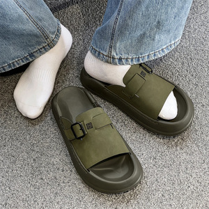 Nouvelles sandales à semelle épaisse pour hommes 2026 - Tongs d'été à bout ouvert et semelle épaisse pour la plage et les loisirs - Product Image 5