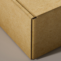 Boîtes d'expédition en papier kraft avec logo personnalisé (3 tailles) pour l'emballage de produits e-commerce et d'accessoires de mode avec couleurs et formes personnalisées