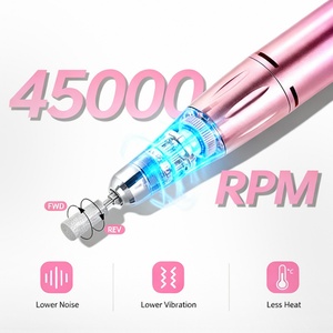 Precio de Fábrica, Taladro de Uñas Inalámbrico de 45000 RPM, Nuevo Set de Pulido de Pedicura Recargable, Máquina Pulidora de Manicura Hecha de Plástico - Product Image 3