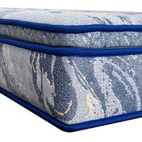 Matelas à ressorts ensachés au design moderne, fermeté moyenne, enroulable, garantie 10 ans, pour chambres d'hôtel