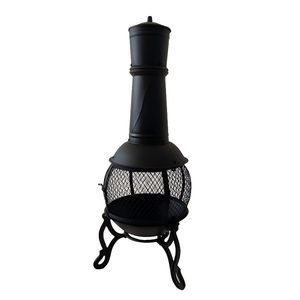 En Oferta: <span class=keywords><strong>Chimenea</strong></span> Alta para <span class=keywords><strong>Leña</strong></span> <span class=keywords><strong>de</strong></span> Acero al Carbono Negro para Exteriores, Ideal para Acción <span class=keywords><strong>de</strong></span> Gracias - Product Image 1