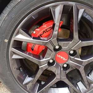 4 pièces pour voiture Benz accessoires couvercle d'étrier <span class=keywords><strong>de</strong></span> <span class=keywords><strong>frein</strong></span> en aluminium - Product Image 2