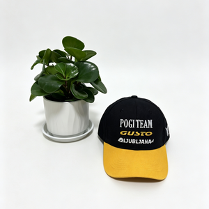 High Quality <b>Vintage</b> 6 Panel Twill Sporty Street Style Cotton Two Tones Baseball <b>Caps</b> with Custom Flat Embroidery Logo - Product Image 2