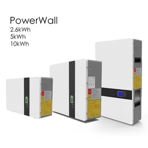 5 years warranty 48v wall mounted lithium ion battery 50ah 100ah 200ah for solar system 10kw with BMS