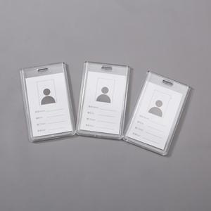 צד כפול שקוף כרטיס גישה לעבודה של עובד כיסוי שרוול כרטיס עבודה של העובד - Product Image 3