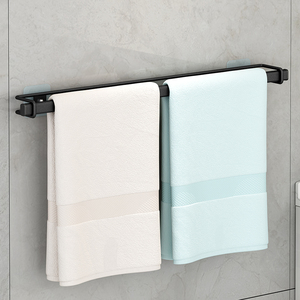 <span class=keywords><strong>Porte</strong></span>-serviettes <span class=keywords><strong>mural</strong></span> personnalisé, support de rangement de serviettes de salle de bains en <span class=keywords><strong>fer</strong></span> <span class=keywords><strong>forgé</strong></span>, <span class=keywords><strong>porte</strong></span>-serviettes noir - Product Image 4