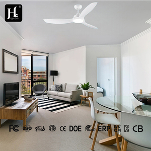 พัดลมเพดานขนาด 52 นิ้ว พัดลมอุตสาหกรรมขนาดใหญ่แบบแขวน พัดลมสมาร์ททันสมัยพร้อมไฟและรีโมทคอนโทรล - Product Image 3