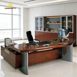 Muebles <span class=keywords><strong>de</strong></span> Oficina, Diseño Moderno, Escritorio Ejecutivo Personalizado, Escritorio <span class=keywords><strong>de</strong></span> Oficina para Jefe, Escritorio <span class=keywords><strong>de</strong></span> Computadora en Forma <span class=keywords><strong>de</strong></span> L <span class=keywords><strong>de</strong></span> Madera para CEO <span class=keywords><strong>con</strong></span> Gabinete - Product Image 2