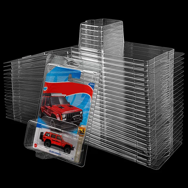 Protecteur transparent couvre Transport Blister Case emballage présentoir Hot Wheels voiture jouet protecteur