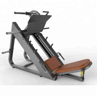 Machine à Squat Hack et Presse à Jambes DFT-656, Tube en Acier Réglable de 2,5 mm d'Épaisseur, Équipement de Gym Commercial, Sécurité Renforcée, Charge Maximale Utilisateur 200 kg