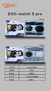 Smartwatch D33 2 en 1 con Pantalla Redonda Ultra Impermeable, Control Táctil y Sistema Operativo Móvil Compatible con Teléfonos - Product Image 4