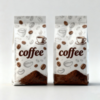 Fournisseur d'usine, logo personnalisé, sachet debout en aluminium recyclable, emballage de café, sacs à fermeture éclair personnalisés, 250g 500g 1kg