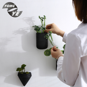 Arredamento moderno soggiorno personalizzato delicato hotel decorativo ceramica <span class=keywords><strong>muro</strong></span> vaso di fiori - Product Image 2