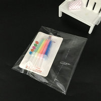 Sacs d'emballage en plastique transparents BOPP/OPP imprimés par gravure, personnalisables avec logo, auto-adhésifs, pour bijoux, aliments et vêtements