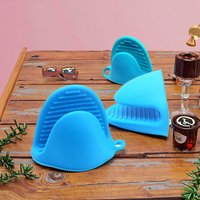 Mini gants de cuisine en silicone imprimés, résistants à la chaleur, pour vaisselle et cuisson
