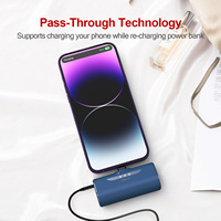 LinkPod 4 2025, Batería Externa Portátil Inalámbrica Ultracompacta de Lujo, Enchufe Universal, 4500mAh, Salida Tipo-C, Idea de Regalo