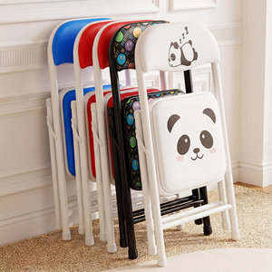Foldable Children Chair With Cartoon Backrest For Kids Home Use And Outdoor Camping - Product Image 2