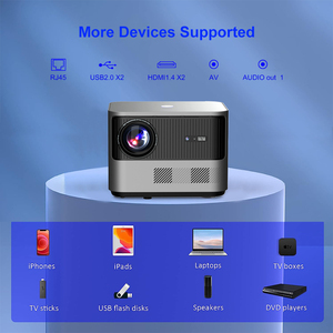 Tốt nhất RD-501 Android thông minh 4K Hỗ trợ máy chiếu không dây 1080P HD proyector hội nghị LED Đèn Wifi 6 tường chiếu cho điện thoại - Product Image 3