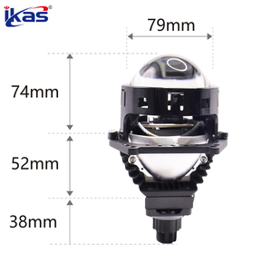IKas ไฟโปรเจกเตอร์ LED 60W LED 60W สำหรับรถยนต์สามารถควบคุมอุณหภูมิสีได้พร้อมเลนส์3นิ้ว2.5นิ้ว - Product Image 3
