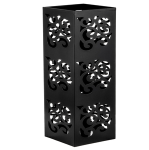 Bán Sỉ Nhà Cung Cấp Giá Rẻ Vuông Hàn Đen Sắt Ngoài Trời Hiển Thị Kim Loại Sắt Cơ Sở Ô Dù Đứng Phẳng Kim Loại Cơ Sở - Product Image 1