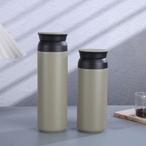 Outdoor Souvenir <b>Thermos</b> 350ml 500ml Square Stainless Steel Vacuum Cup With Lid - Product Image 6