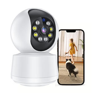 Suivi automatique intelligent Caméra de sécurité intérieure PTZ CCTV Vision nocturne Réseau filaire CMOS Carte SD <span class=keywords><strong>Wifi</strong></span> Surveillance intelligente intérieure - Product Image 1