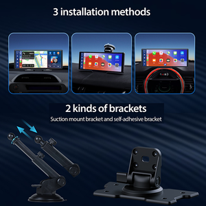 Estéreo de reproducción de coche de 7 pulgadas con Apple Carplay inalámbrico y <span class=keywords><strong>Android</strong></span> Auto Smart Voice y navegación en línea HD pantalla táctil 1080P cámara de respaldo - Product Image 6