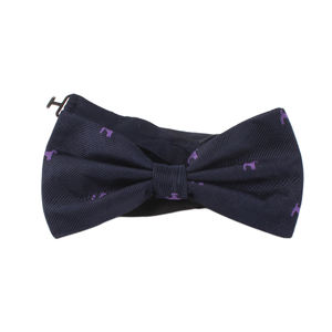 Dacheng 2025 último diseño de seda de dibujos animados perro tejido de sarga Bowknot Casual pajarita - Product Image 2