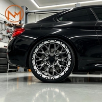 Jantes Maxtera forgées sur mesure, style Redline, pour course de dragster, avec système Beadlock, pour Mustang, Camaro, Dodge, Corvette, BMW, Supra, jantes en alliage
