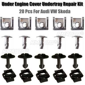 Juego de 20 tornillos para la cubierta inferior de la caja de cambios del motor para VW Passat B5, para modelos Audi A4 A6, 8D0805960 8D0805121 - Product Image 1