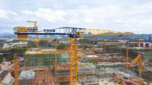 Grúa Torre Sin Plataforma JHT7527B-20, Longitud de Brazo de 70M, Grúa Torre de Techo Plano para Elevación de Materiales de Construcción - Product Image 5