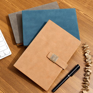 프로모션 선물 맞춤 색상 PU 가죽 노트북 세트 금속 펜 A5 노트북 일기 비즈니스 - Product Image 3