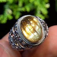 Commercio all'ingrosso <span class=keywords><strong>925</strong></span> Sterling Silver nero quarzo rutilato significato negozi di gioielli al quarzo rutilato annerito - Product Image 5