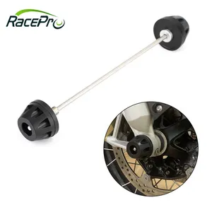 RACEPRO RP0891-7002B मोटरसाइकिल फ्रंट रियर एक्सल फोर्क स्लाइडर व्हील क्रैश स्लाइडर प्रोटेक्टर BMW F750GS 2018 2019 के लिए