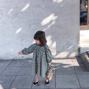 Nuevo Vestido Maxi Floral de Tela Premium con Estampado de Borde Estilo Hanbok Coreano Occidental para Niñas - Compra Directa de Proveedor Chino - Product Image 4