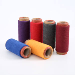 뜨개질 및 직조 원시 패턴을 위해 염색 된 재활용면 혼합 폴리 에스테르 원사 - Product Image 6