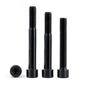 Vis à tête hexagonale en acier zingué noir DIN912, vis à tête fraisée à filetage grossier M36 pour l'assemblage de machines - Product Image 5