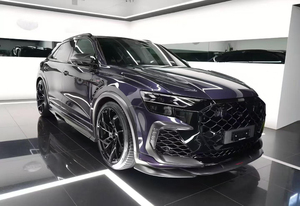 Kit Carrozzeria in Fibra di Carbonio Secca <span class=keywords><strong>AT</strong></span> <span class=keywords><strong>Style</strong></span> per Audi RSQ8 2024+ - Upgrade con Labbro Anteriore, Diffusore Posteriore, Minigonne Laterali e Spoiler per Tuning Auto - Product Image 2