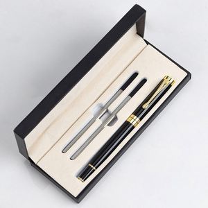 Bolígrafos de Lujo con Logotipo Impreso en Negro, para Regalo Promocional al por Mayor, Juego de Bolígrafos de Metal de 1.0 mm con Punta de Bola, Caja Personalizada con Logotipo - Product Image 3