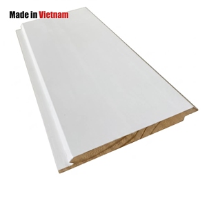Panel de Madera de Pino Radiata Imprimado Blanco con Ranura de Níquel para Suministro de Construcción - Product Image 1