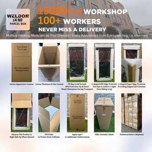 Casa moderna pacchetto Free Standing <span class=keywords><strong>cassetta</strong></span> <span class=keywords><strong>postale</strong></span> in metallo Smart letterbox scatola corriere consegna consegna pacchi - Product Image 6