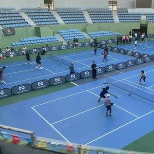 Tapetes Enrollables para Canchas de Pickleball con PVC y Acrílico, Logotipos Impresos en 3D, Tamaño de Cancha Personalizado, Fácil Instalación - Product Image 4