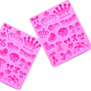 BPA Free Silicone Mold Food Grade Chocolate Mold Handmade DIY Loaf <strong>Soap</strong> Mould Crown Bow <strong>Heart</strong> Flower <strong>Shapes</strong> Cake Mold - Product Image 3